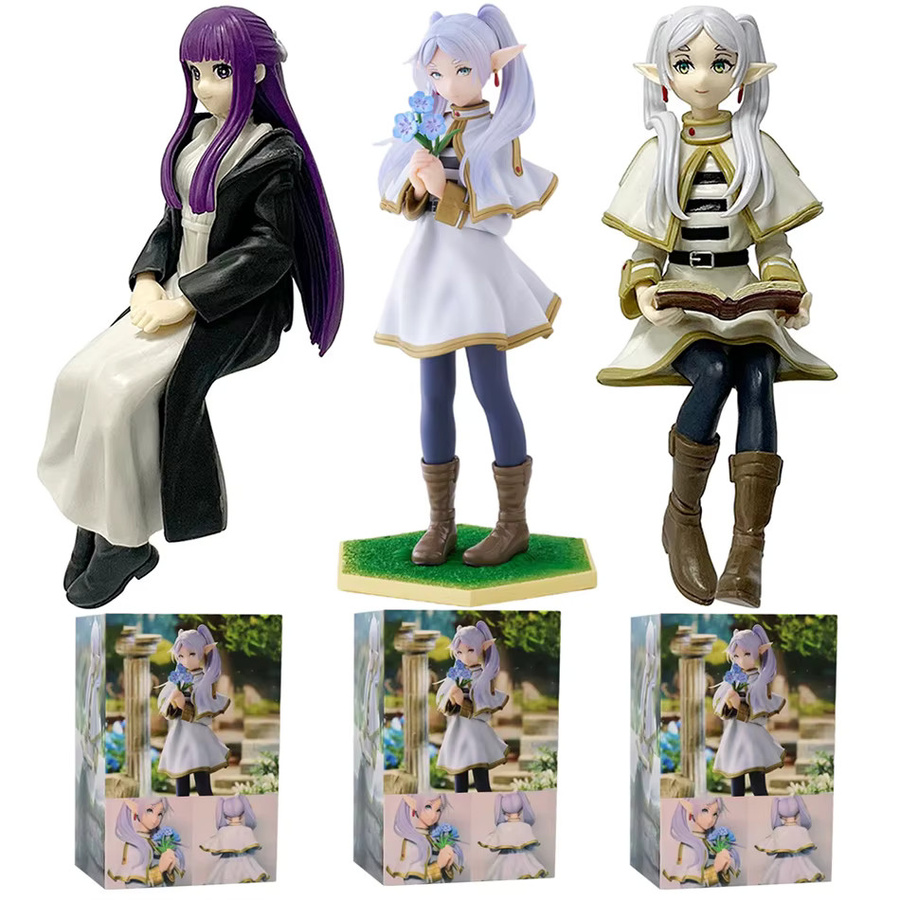 Frieren Anime Figur, Frieren Sitzhaltung, PVC Modell, Bunt / Mehrfarbig - Bild 4