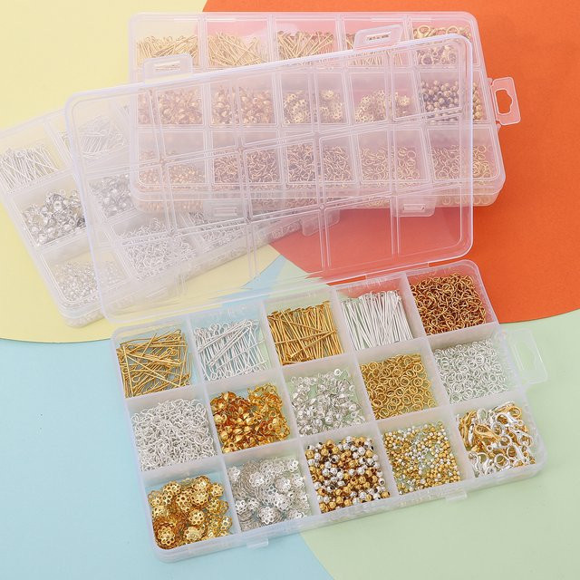 Schmuck Starter Kit, Perlen, Ohrringe, Halskette, Unisex - Bild 1