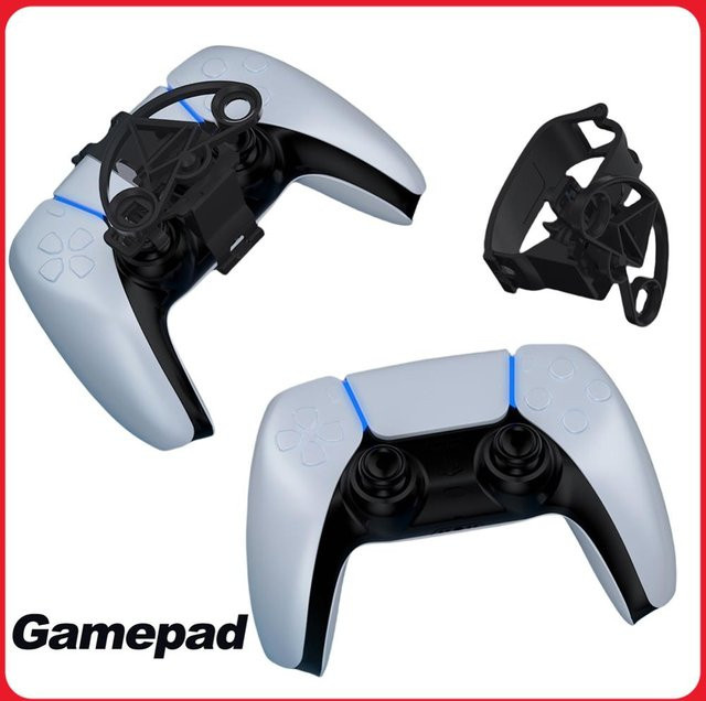 Mini-Lenkrad für Controller in Schwarz für Rennspiele als Simuliertes Autolenkrad aus 3D-Druck - Bild 1