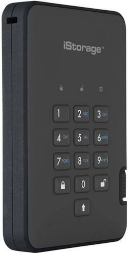 iStorage diskAshur 2 Externe Festplatte 2.5 Zoll USB 3.2 Gen 2 Schwarz IS-DA2-2 - Bild 1
