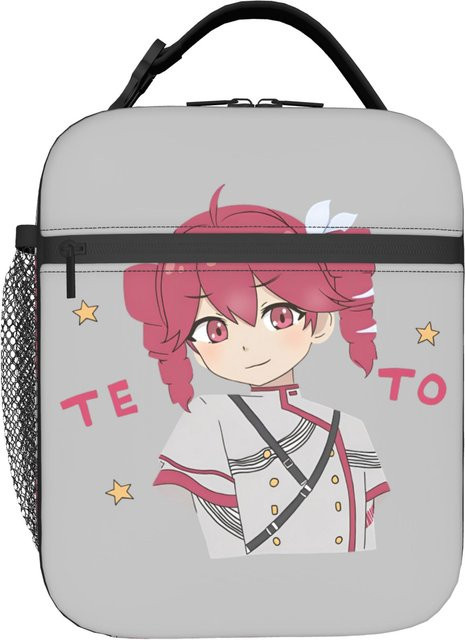 Kasane Teto Lunchtasche von Fancy Style Studio, grau, wasserdichte und thermische Kühltasche mit Reißverschluss - Bild 1
