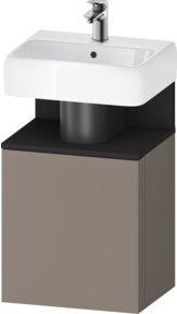 Duravit Waschtischunterschrank Qatego in Grau, B/T/H: 44 x 35 x 64,5 cm - Bild 1