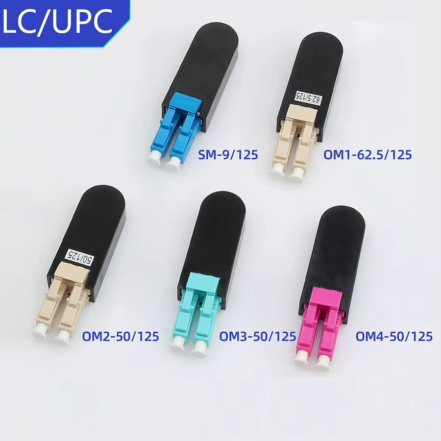 VIBRATITE Fiber Optical Loopback Adapter SC/UPC auf LC/UPC Single Mode SM/MM OM3 OM4 Doppel SC Glasfaser-Loopback-Adapter - Bild 2