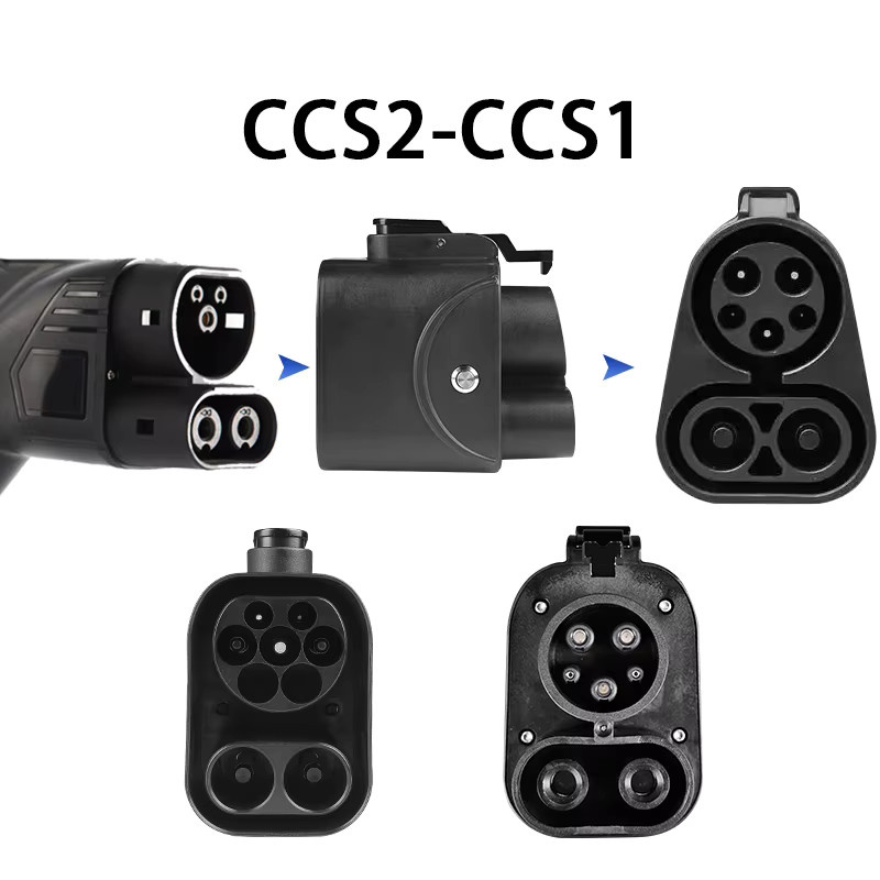 EVqiaoyi CCS2 auf CCS1 Adapter für AC/DC 250 kW Schnellladung in Schwarz - Bild 7