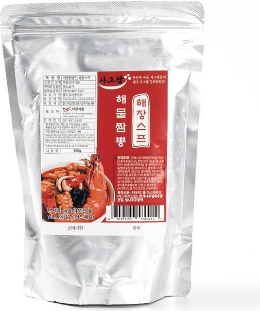 Sagram Meeresfrüchte Jjamppong Geschmackspulver scharf 500 g - Bild 1