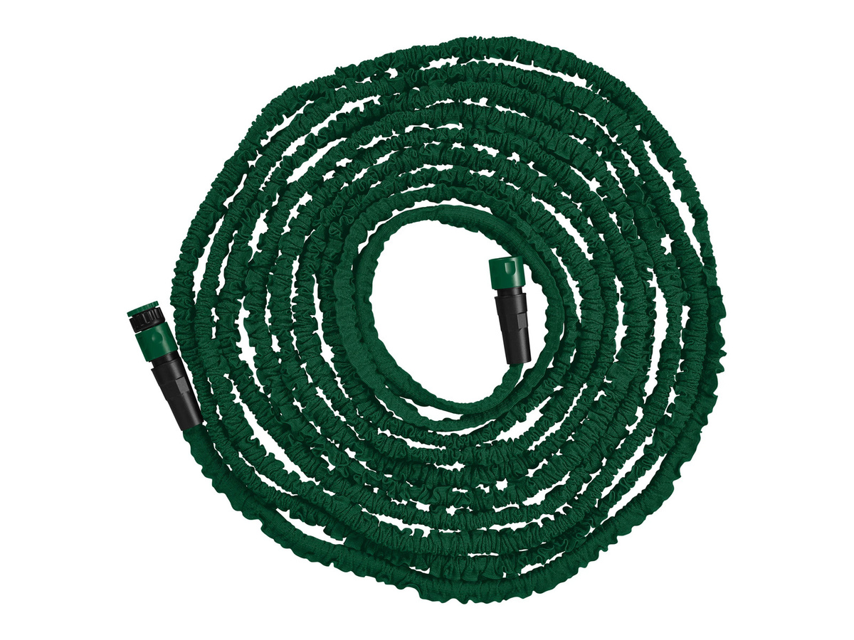 PARKSIDE Flexi-Gartenschlauchset mit 15 m Schlauch und Anschluss-Set inklusive Hahnverbinder und Ersatzdichtungsringen - Bild 2