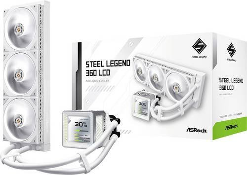 ASRock Steel Legend 360 LCD AIO PC-Wasserkühlung in Weiß - Bild 1