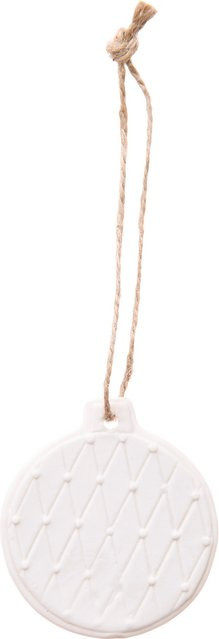 Rico Design Porzellanhänger Kugel Weiß Durchmesser: 6,5 cm - Bild 1