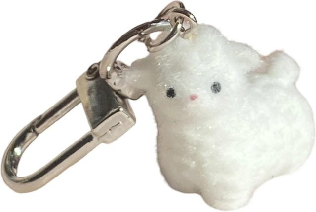 Schlüsselanhänger Alpaka Hirsch Wasserschwein Knoblauch Gans, Unisex - Bild 1