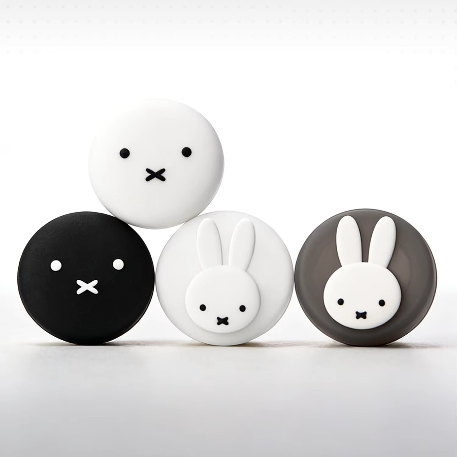 Miffy Silikon-Joystick-Kappen für Nintendo Switch, Oled, Lite und Ns2, bunte Cartoon-Daumengriffe als Spielzubehör - Bild 2