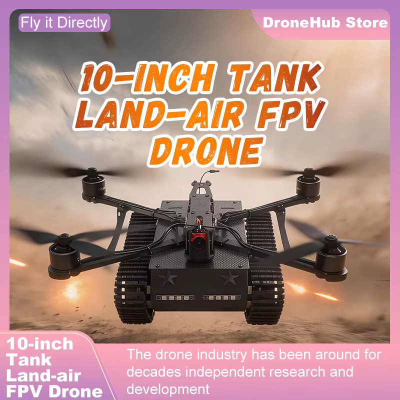 B-CUBE 10-Zoll FPV Drohnen-Rahmenkit aus Kohlefaser in Schwarz für Land-Luft Rennquadcopter mit Unterstützung für INAV Beatflight H743 F745 Flugsteuerung - Bild 2