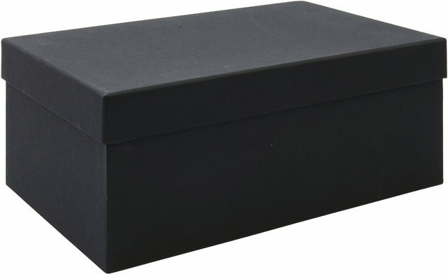 Rico Design Paper Poetry Luxury Geschenkbox in Schwarz, B/T/H: 28,3 x 11,0 x 11,0 cm - Bild 1