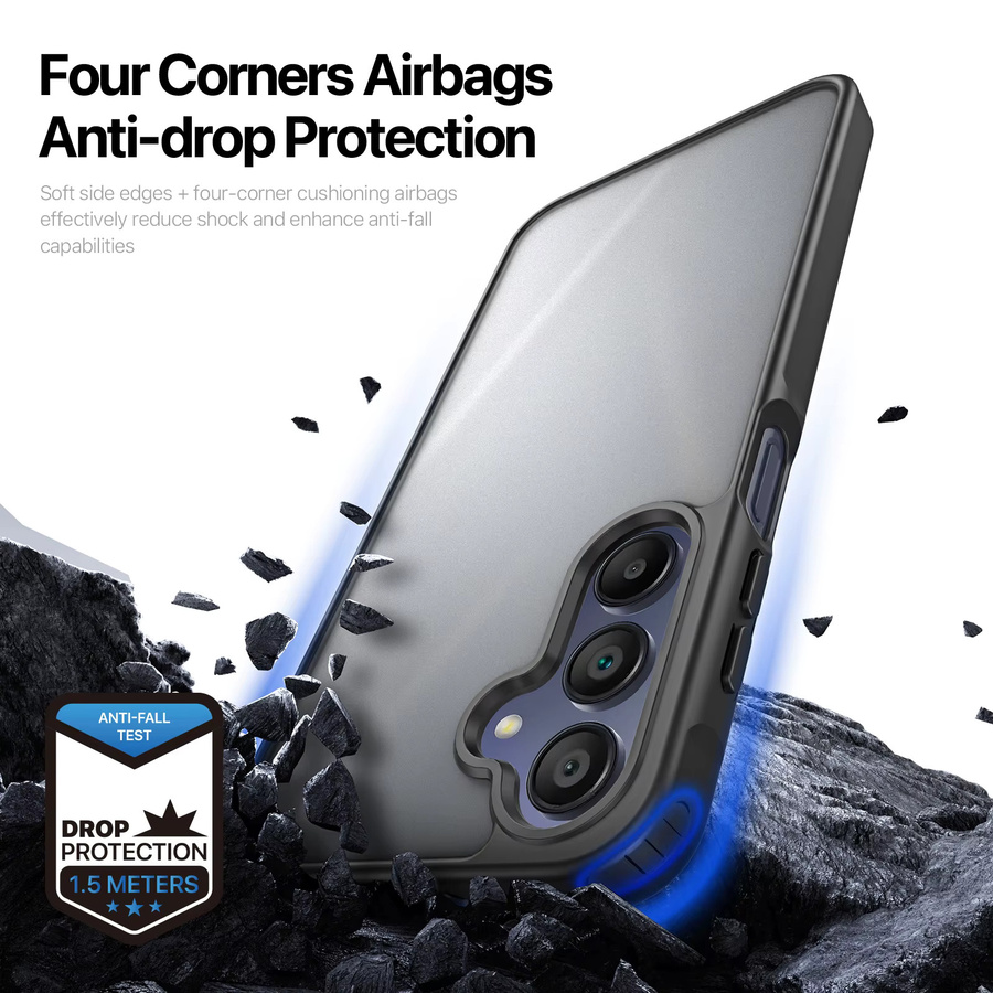 DUX DUCIS Anti-Drop-Handyhülle für Samsung Galaxy A07 4G A17 A06 A16 A26 A27 A37 A57 5G mit mattem Finish und mehrfarbiger Rückseite in Lila - Bild 5