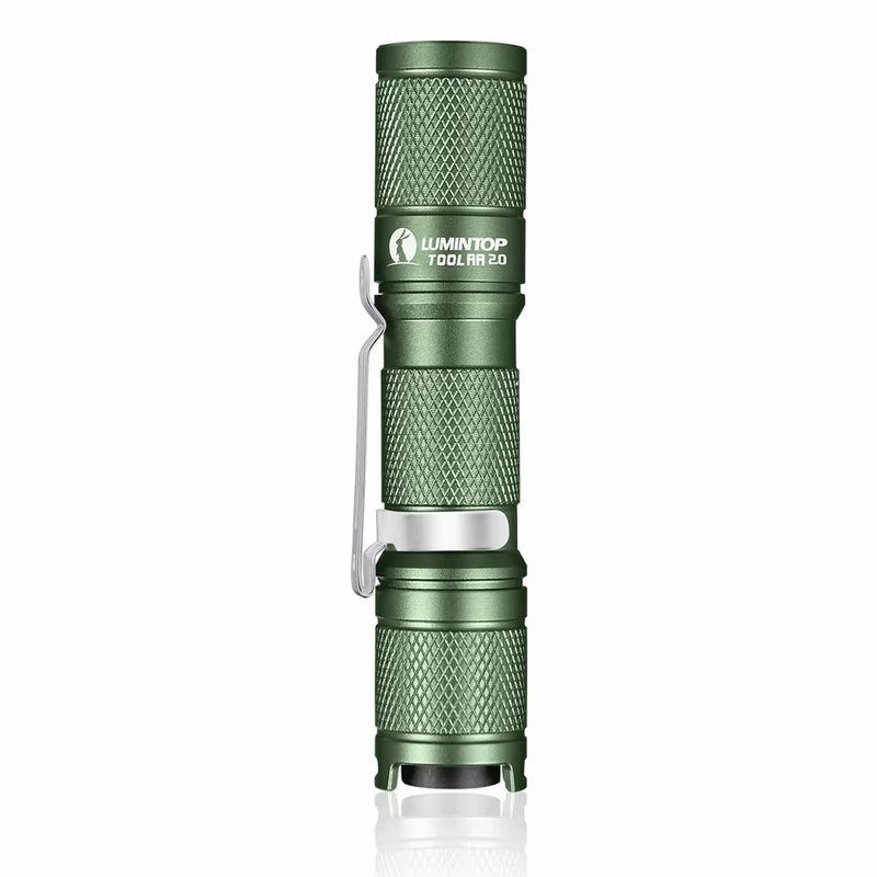 LUMINTOP EDC Outdoor Camping Taschenlampe in Grün mit 900 Lumen Hochleistungs-LED-Beleuchtung und AA 14500 Akku - Bild 4