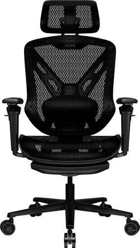 Cougar Speeder Ergonomischer Gaming- und Office-Stuhl in Schwarz mit Chenille-Garn-Netzgewebe - Bild 1