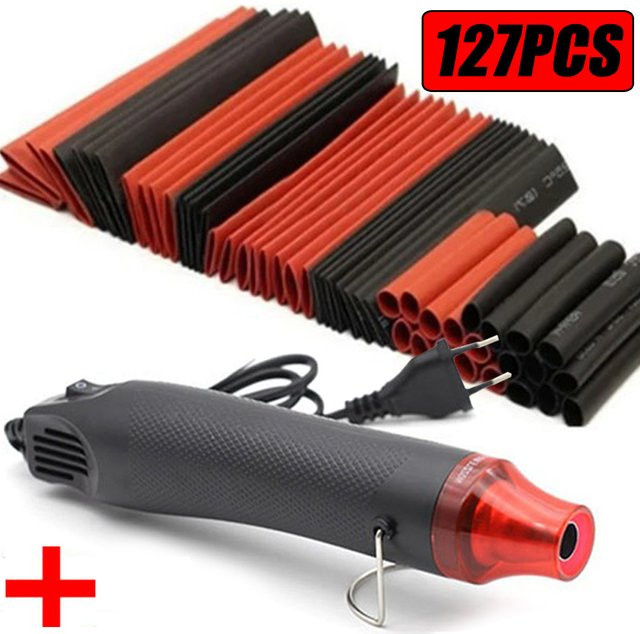 Wrap Connect Cover Protection Schrumpfschlauch-Set zur Kabelabdeckung, 127 Stück, 2:1 Schrumpfverhältnis - Bild 1