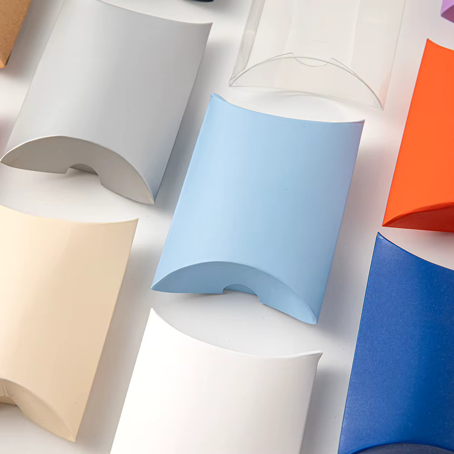 10 Stück Mini Kraftpapier Kissen Boxen in Multicolor für Schokolade, Schmuck und Bäckerei-Verpackungen - Bild 2