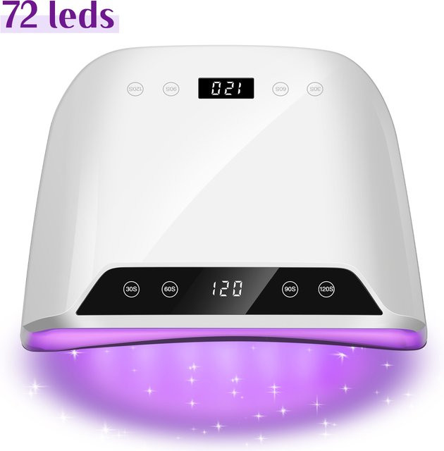 DianaBeauty LED-UV-Nagellampe mit 72 LEDs, LCD-Display, Unisex - Bild 1
