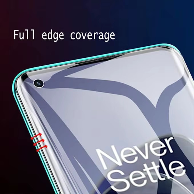 4er Pack Hydrogel Display Schutzfolien für OnePlus 5T 6T 7T 8T Pro 9 9R in Transparent mit voller Abdeckung - Bild 2