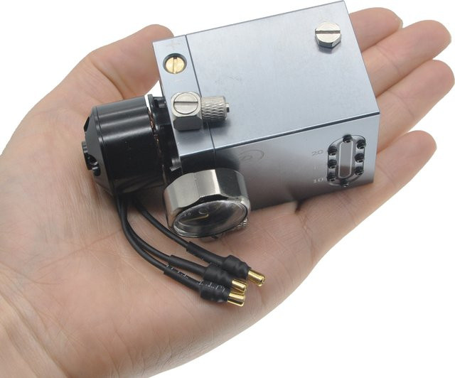 MOTIVE-RC Mini Pumpe, Zubehör, Metall, Grau - Bild 1