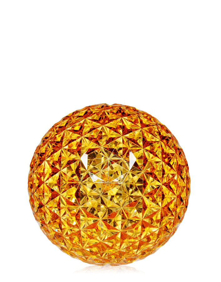 Kartell Planet Tischleuchte in Gelb mit Globus-Design - Bild 2
