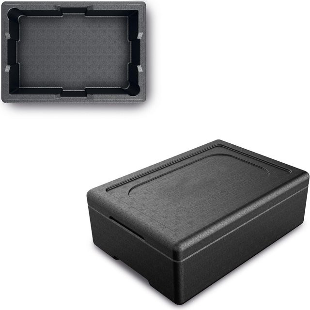 Hendi Thermischer Catering-Behälter für den Lebensmitteltransport, Schwarz, B/T/H: 38 x 25 x 95 cm, 9 l - Bild 1