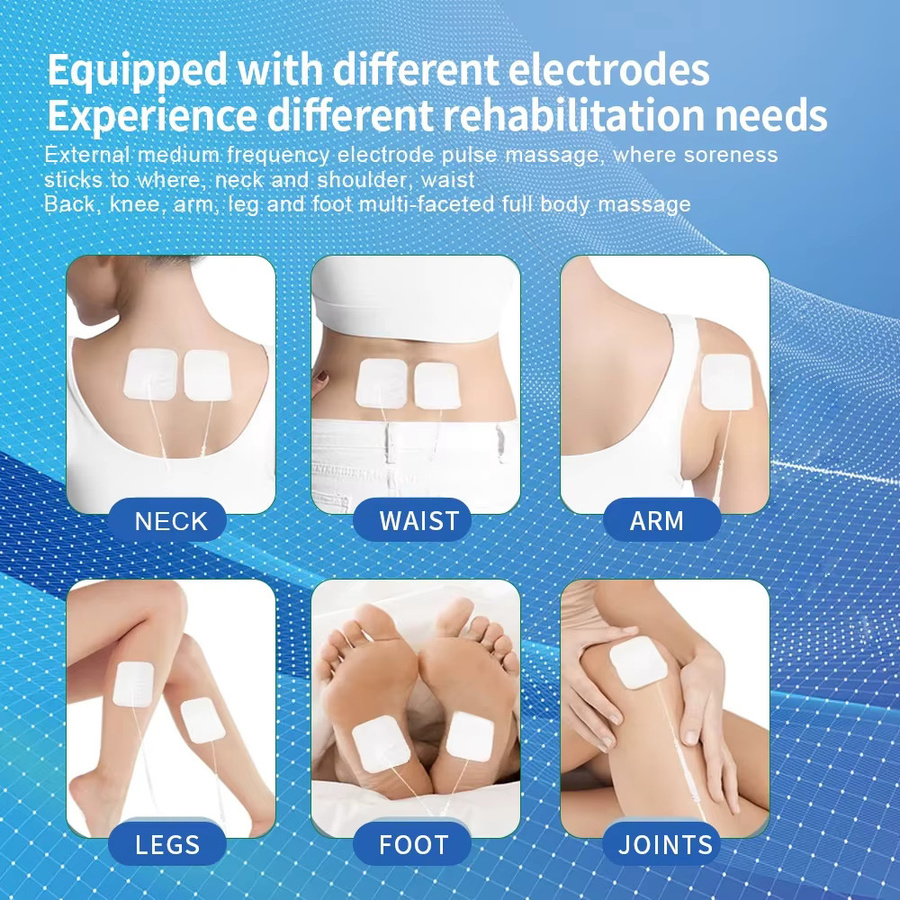 Raiuleko Elektrisches TENS-Massagegerät, 12-Modus, Weiß - Bild 3