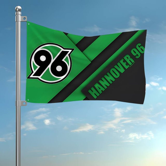 Suzovers FC Club Hängende Flagge als Wanddekoration und Banner in Grün und Schwarz - Bild 1