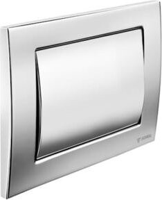 Schell WC-Betätigungsplatte MONTUS FIELD H in Chrom mit Einmengenspülung und Betätigung von vorne - Bild 1