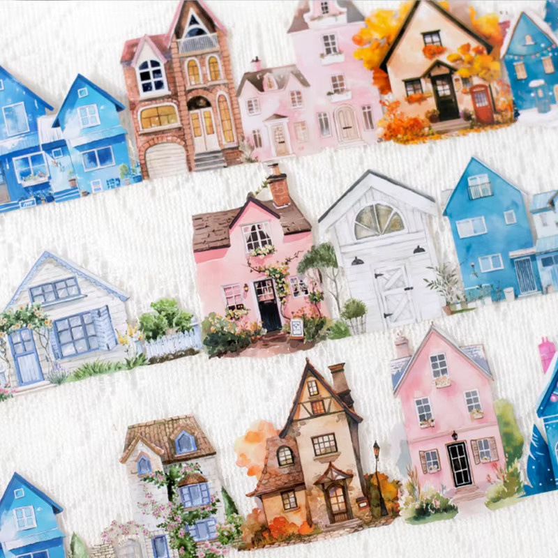 Mr Paper Dream Home Collection Kawaii Aufkleber, 10er Packung niedliches Briefpapier für Heimdekoration und Geschenke - Bild 1