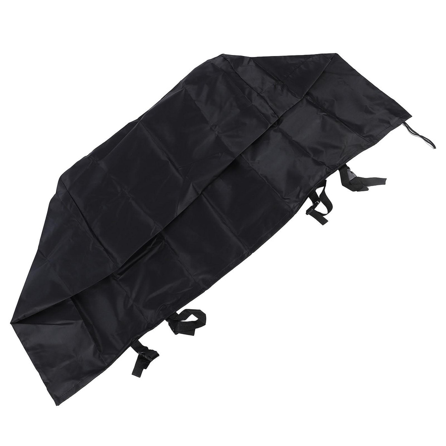 Quadratische Feuerstellenabdeckung CosyHome Silberbeschichtet, Wasser- und Sonnenbeständig, Farbe: Silber/Schwarz, B/T/H: 114,3 x 58,42 x 63,5 cm - Bild 3