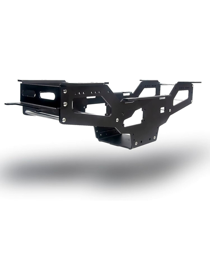 Tamiya Aluminium-Chassisrahmen für RC 1/10 Bullhead Clodbuster 4x4, Metall, Schwarz, Zubehör - Bild 5