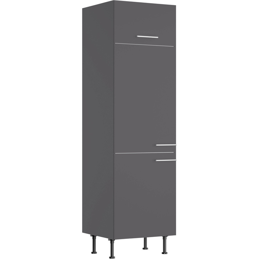 Optifit Küchen-Hochschrank Ingvar420 für Einbaukühlschränke in Anthrazit Matt, B/T/H: 60 x 58,4 x 211,8 cm - Bild 2