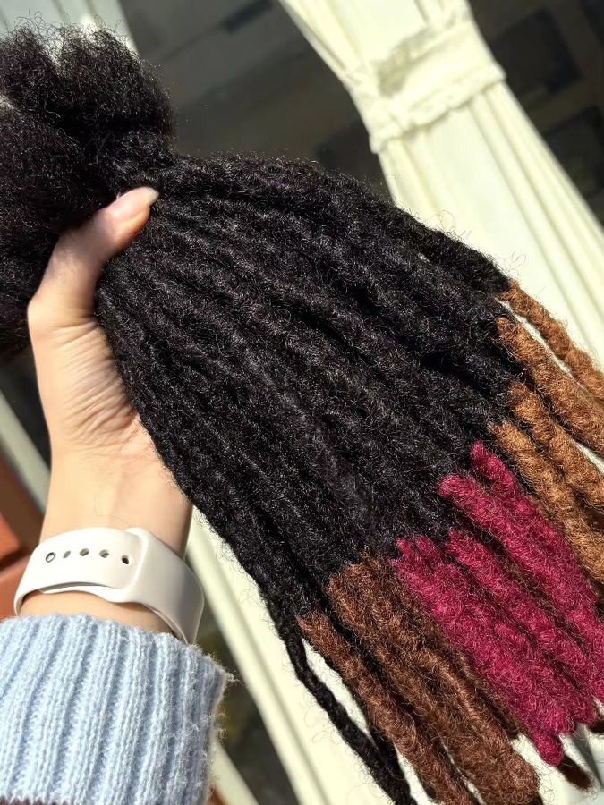 Inter Link Dreadlock-Verlängerungen, 10 Zoll, Echthaar, Unisex - Bild 4