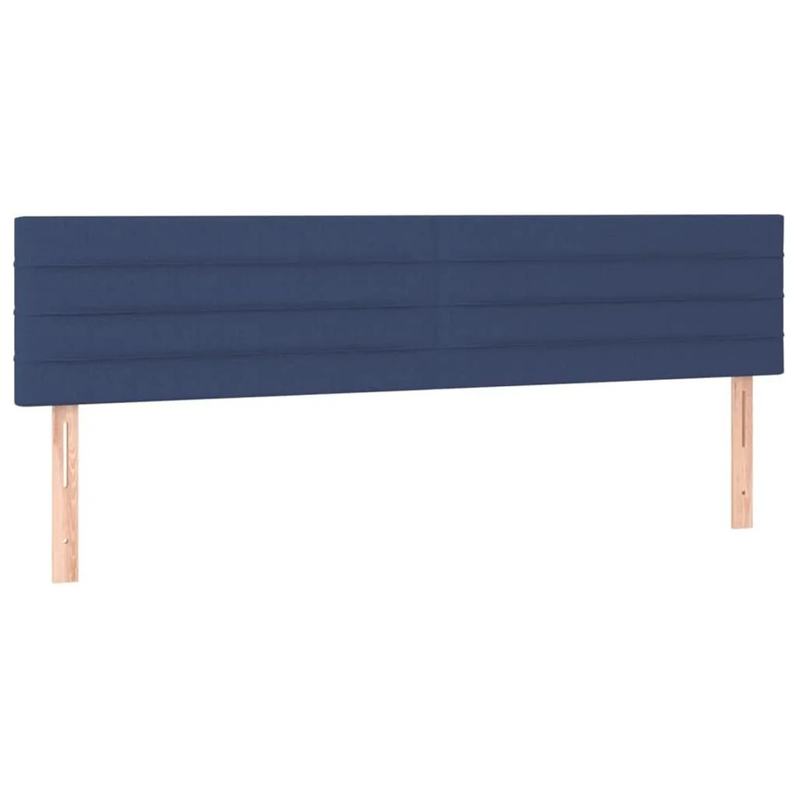vidaXL LED Kopfteil in Blau mit Stoffbezug, B/T/H: 180 x 5 x 78-88 cm - Bild 2