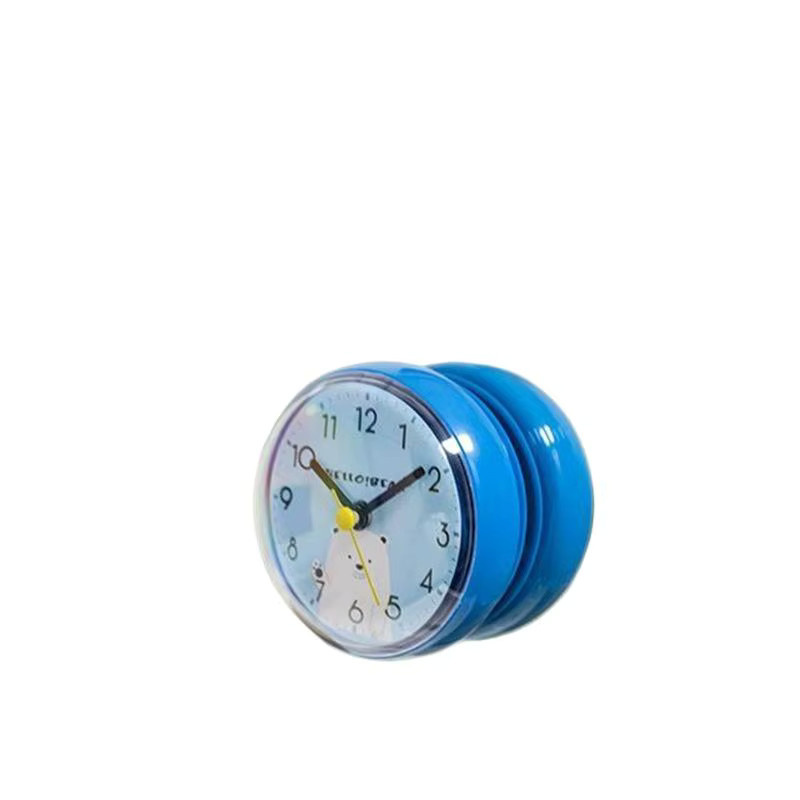 Wanduhr von ouhoe, Mini-Quarz-Uhr mit Saugnapf, wasserdicht und beschlagfrei, Durchmesser: 7 cm - Bild 3