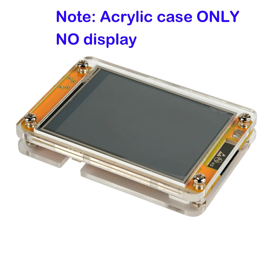 wishiot Acryl-Schutzhülle für ESP32-2432S028R mit 2,8-Zoll-Display und resistivem Touchscreen, transparent - Bild 2