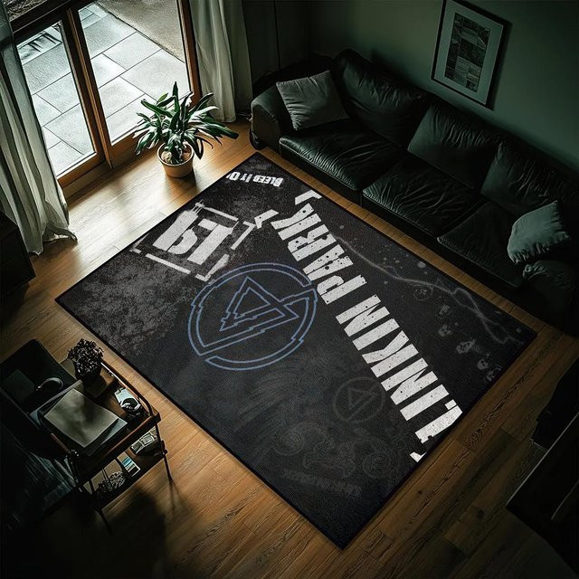 Karpetti Fußmatte L-Linkin Cool P-Park, Schwarz, B: 160 cm, T: 200 cm, rutschfest und waschbar - Bild 1