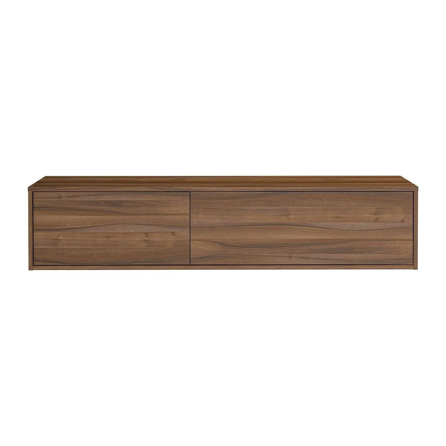 Waschbeckenunterschrank Isaure von Vente-unique in Natur Dunkel Braun, Breite: 150 cm - Bild 2