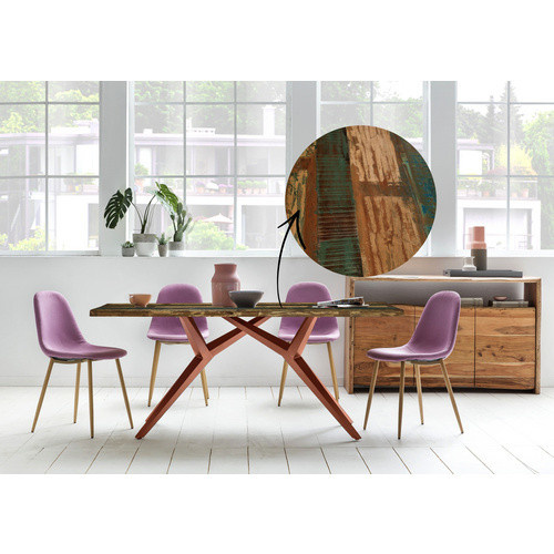SIT Tisch TABLES & CO in Braun aus Holz und Metall, H x B x T: 73 x 100 x 76 cm - Bild 2