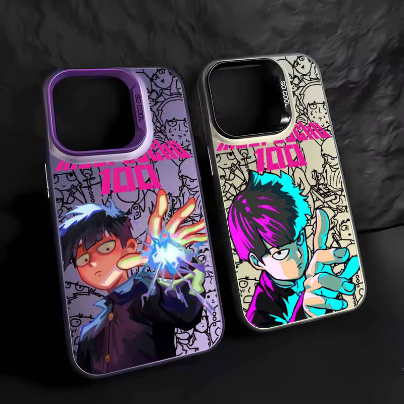 Bunte Silikon-Handyhülle im Mob Psycho 100 Anime Design für Xiaomi und POCO Modelle - Bild 3