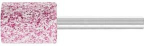PFERD TOOLS STEEL Schleifstift Zylinder A30 in Pink für Stahl und Stahlguss, Durchmesser: 20 mm, Höhe: 25 mm, Schaft-Durchmesser: 6 mm - Bild 1