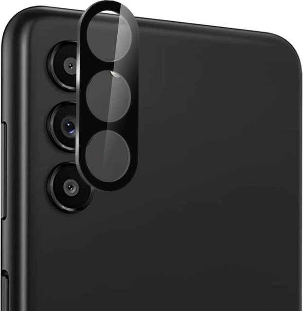 Lito Schutzfolie für Rückkamera aus gehärtetem Glas für Samsung Galaxy S24+ S926, Schwarz - Bild 1