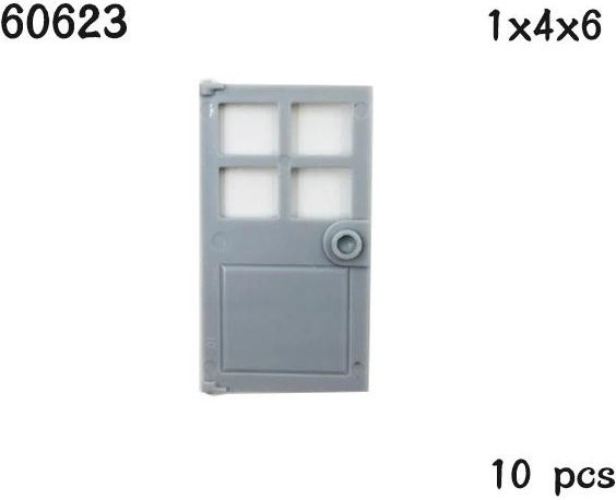 Yiran Toy MOC Parts House Stein Türrahmen Intelligente Fenster 10-teiliges Set - Bild 1