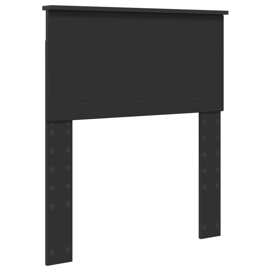 vidaXL Kopfteil in Schwarz und Eichen-Optik aus Holzwerkstoff mit einer Höhe von 75 cm - Bild 2
