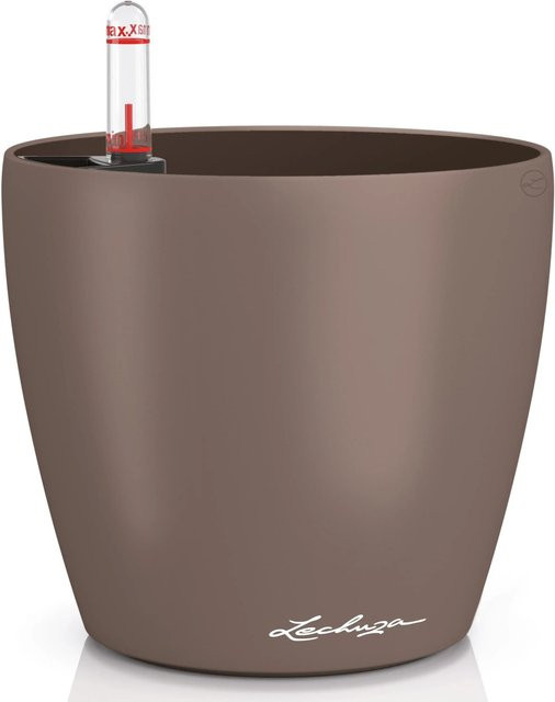 Lechuza Pflanzgefäß Classico Color Muskat, Durchmesser: 15 cm, Höhe: 14 cm, Braun - Bild 1