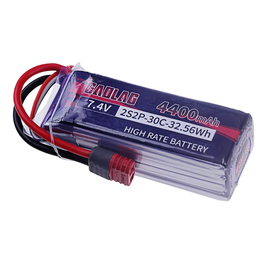 MJX LiPo Batterie für RC Auto, 4400 mAh, 7,4 V 2S, mit T Stecker - Bild 2