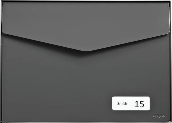 MEFA Briefkasten Letter 113 Grau B/H/T: 43 x 31,2 x 16,9 cm