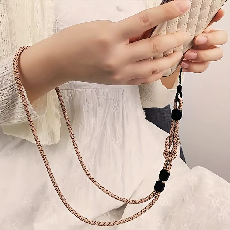 Xiaomi Handyhülle mit verstellbarem USB-Lanyard und Anti-Lost Handgelenkseil in Weiß - Bild 4