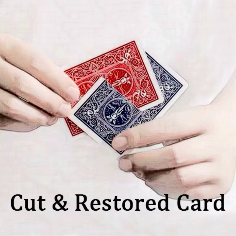 ZQION Cut & Restored Card Thru Card Zaubertricks, Zauberrequisiten - Bild 2